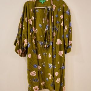 Dip Floral Robe